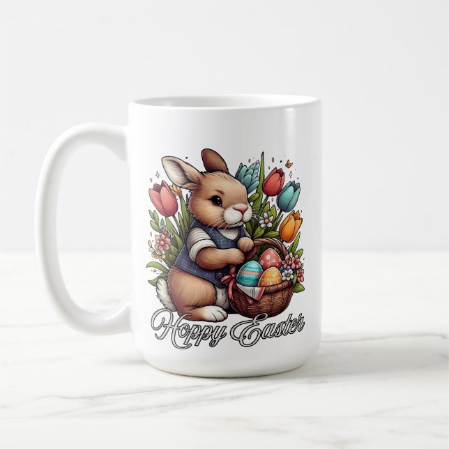 Easter Blessings-Hoppy Easter Coffee Mug Kaffeetasse (Links)