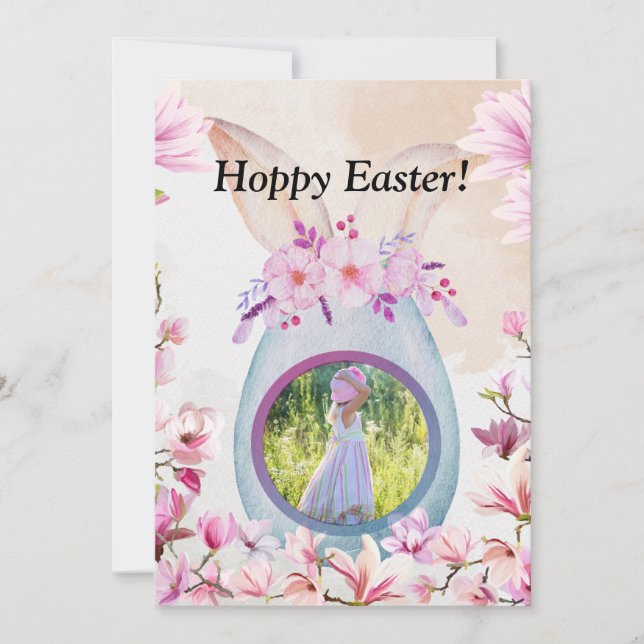 Easter brunch easter egg photo einladung (Vorderseite)