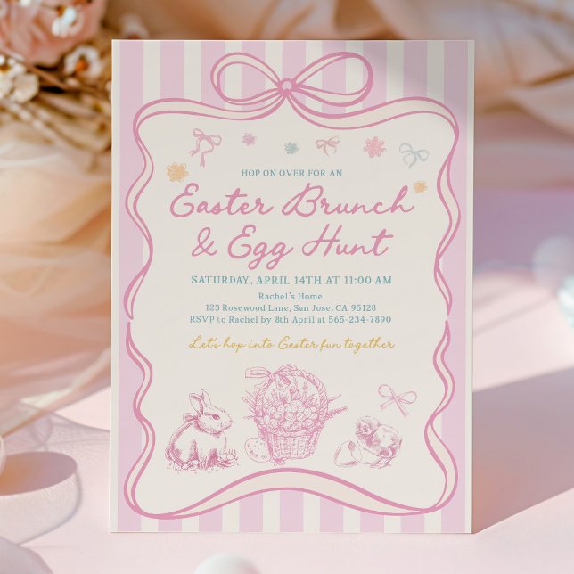Easter Brunch & Egg Hunt Invitation Einladung (Von Creator hochgeladen)