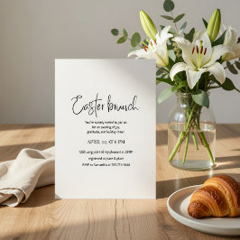 Easter Brunch Invitation | Modern Elegant Spring Einladung