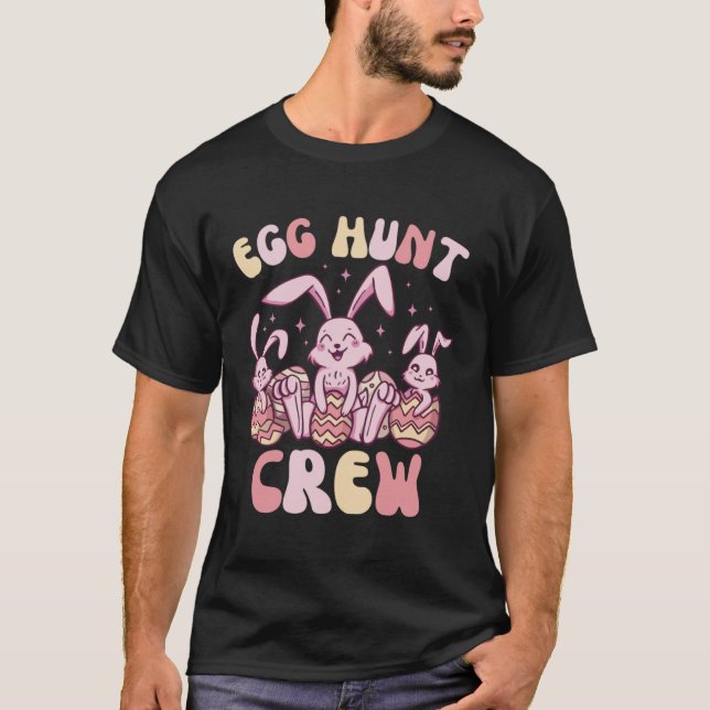 Easter Bunnies Egg Hunt Crew  Cute for Boys Girls  T-Shirt (Vorderseite)