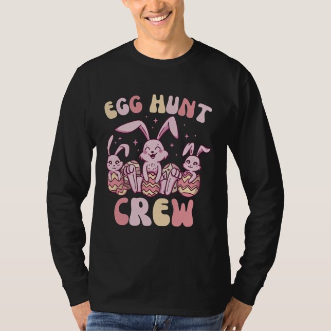 Easter Bunnies Egg Hunt Crew  Cute for Boys Girls  T-Shirt (Vorderseite)