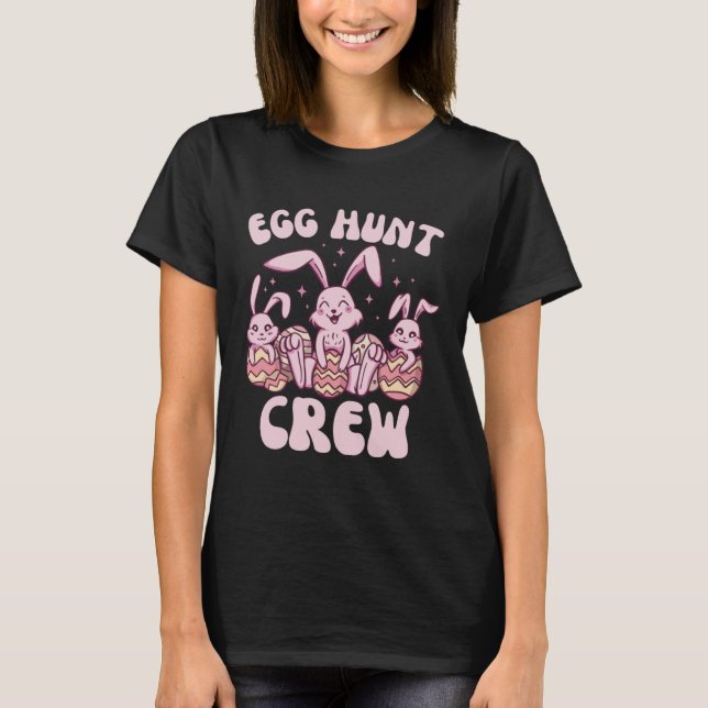 Easter Bunnies Egg Hunt Crew  Cute for Boys Girls  T-Shirt (Vorderseite)