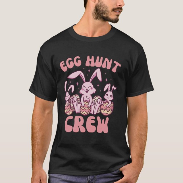 Easter Bunnies Egg Hunt Crew  Cute for Boys Girls  T-Shirt (Vorderseite)