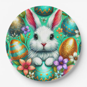 EASTER BUNNY 3D ~ Alkoholtinten ~ Papierplatte Pappteller