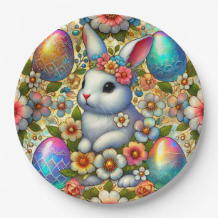 EASTER BUNNY 3D ~ Alkoholtinten ~ Papierplatte Pappteller