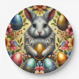 EASTER BUNNY 3D ~ Alkoholtinten ~ Papierplatte Pappteller