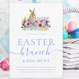 Easter Bunny and Wildflowers Egg Hunt and Brunch Einladung