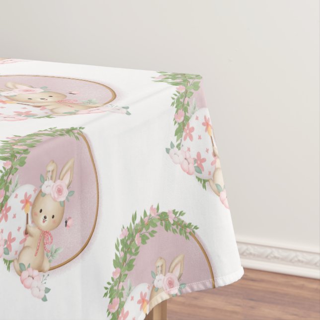 Easter Bunny at Garde Tablecloth Tischdecke (Beispiel)