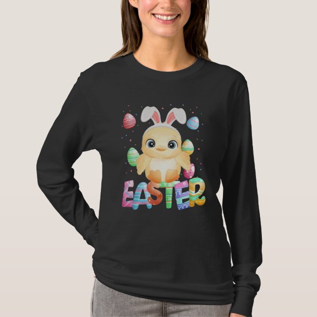 Easter Bunny Chick   Easter Chicken T-Shirt (Vorderseite)
