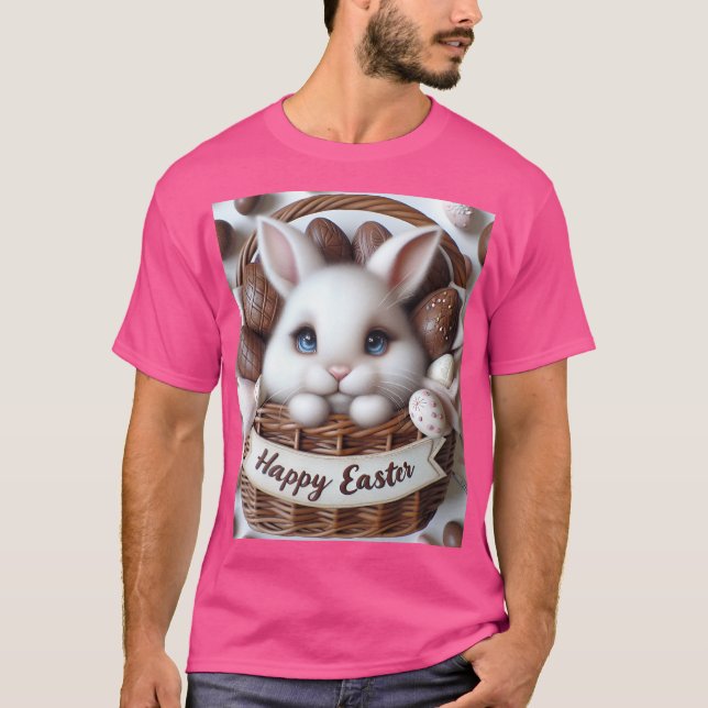 Easter Bunny Chocolate Egg T-Shirt (Vorderseite)