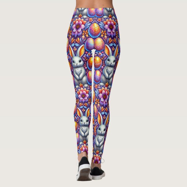 EASTER BUNNY ~ Eier 3D~ Leggings (Rückseite)
