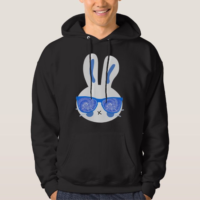 Easter Bunny Faces cool Easter Rabbit Bunnies Hoodie (Vorderseite)