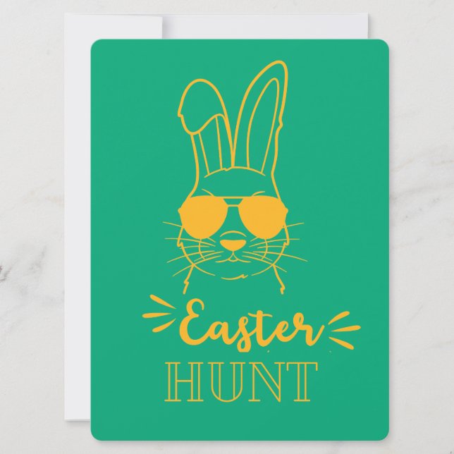 EASTER BUNNY FEIERTAGSKARTE (Vorderseite)