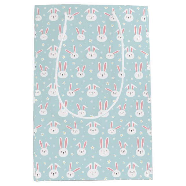Easter Bunny Gift Bag Mittlere Geschenktüte (Vorderseite)