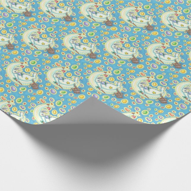 EASTER BUNNY JELLY BEAN DREAMS WRAPPING PAPIER GESCHENKPAPIER (Ecke)