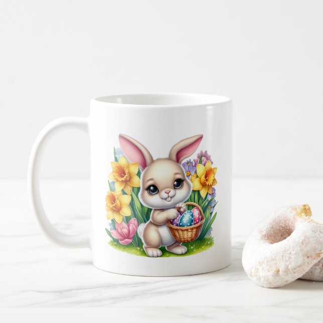 Easter Bunny  Kaffeetasse (Mit Donut)