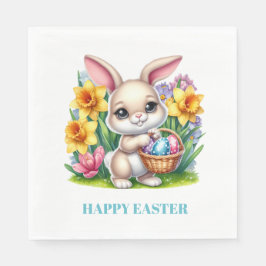 Easter Bunny Paper Napkins Serviette