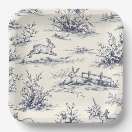 Easter Bunny Plates Pappteller