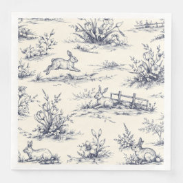 Easter Bunny Plates Serviette