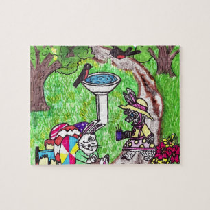 EASTER BUNNY RESTING PUZZLE
