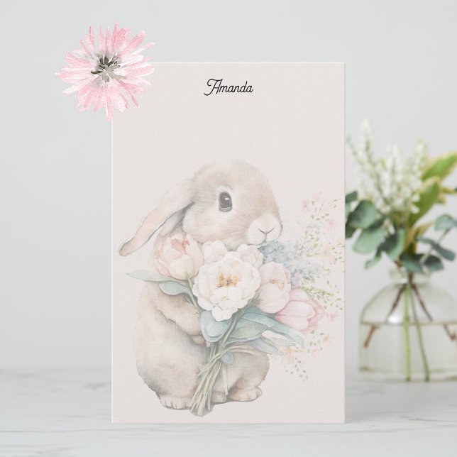 Easter Bunny Stationery Briefpapier (Von Creator hochgeladen)