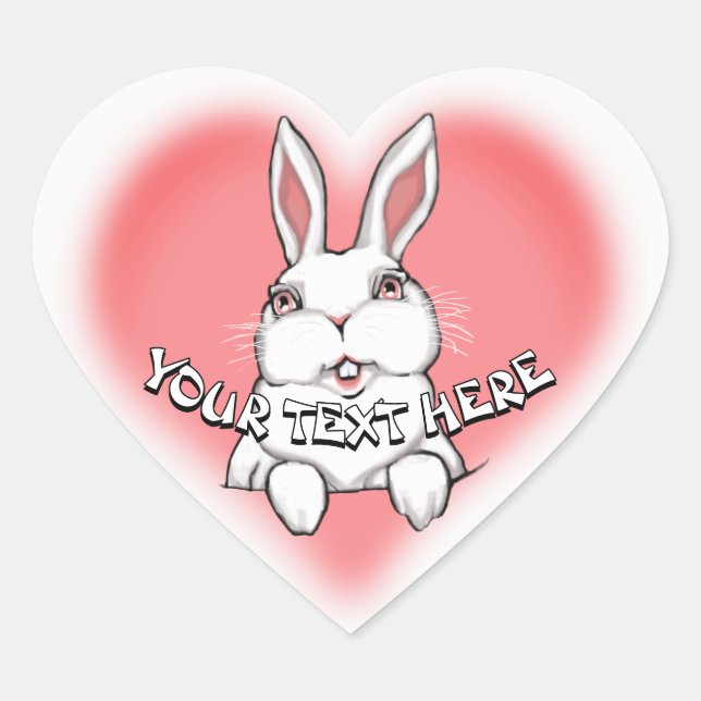 Easter Bunny Stickers Custom Easter Stickers (Vorderseite)