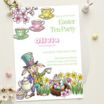 Easter Bunny Tea Party Any Age Kids Birthday 