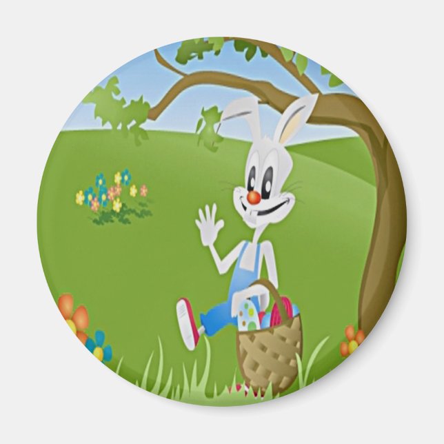 Easter Bunny with Magnet (Vorne)