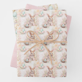 Easter Bunny Wrapping Paper Collection Geschenkpapier Set