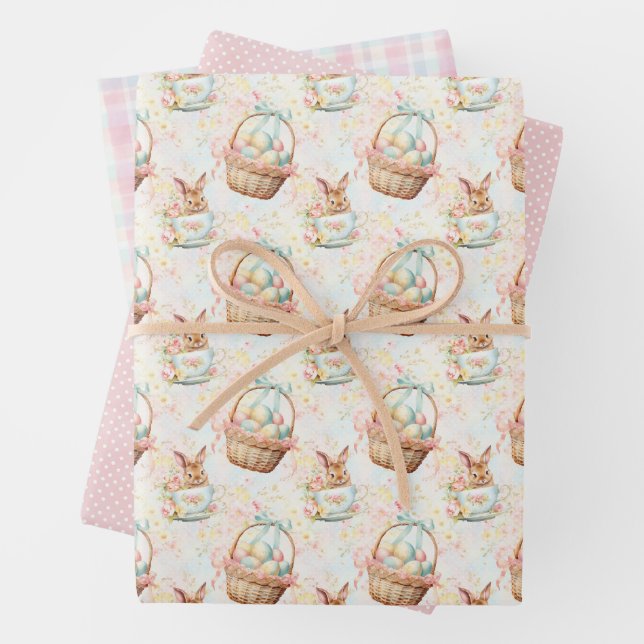 Easter Bunny Wrapping Paper Collection Geschenkpapier Set (Beispiel)