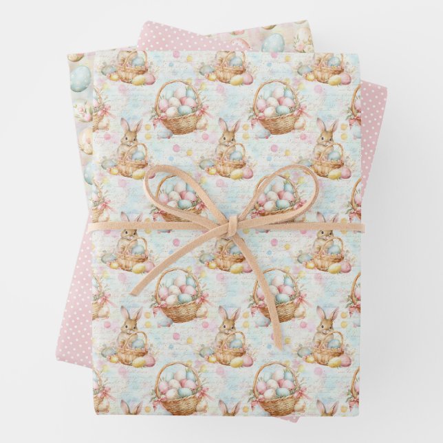 Easter Bunny Wrapping Paper Collection Geschenkpapier Set (Beispiel)