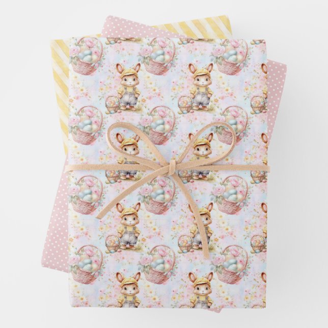 Easter Bunny Wrapping Paper Collection Geschenkpapier Set (Beispiel)