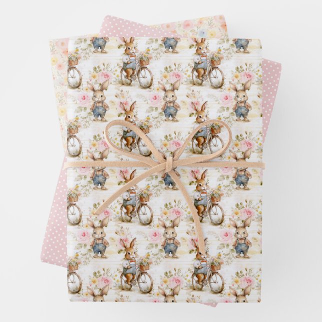 Easter Bunny Wrapping Paper Collection Geschenkpapier Set (Beispiel)