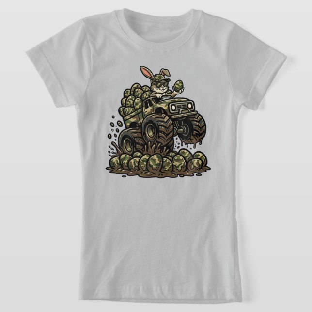  Easter Camouflage Monster Truck  T-Shirt (Ablage )