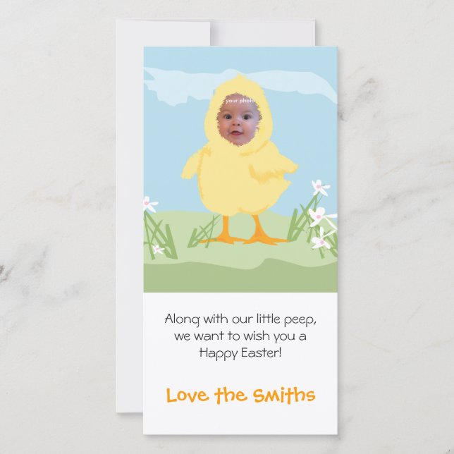 Easter Chick - Foto von Card Feiertagskarte (Vorderseite)
