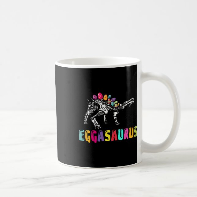 Easter Day Dino - Eggasaurus Stegosaurus Egg Dinos Kaffeetasse (Rechts)