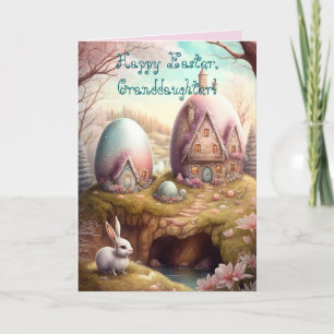 EASTER DORF GRANDAUGHTER CARD DANKESKARTE