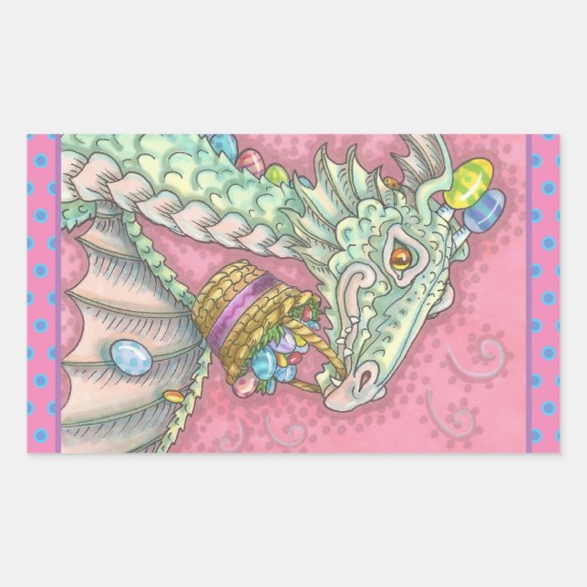 EASTER DRAGON EGG DROP, URLAUB FANTASY STICKERS (Vorderseite)