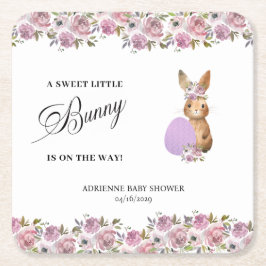 Easter Drinks Baby Shower Rechteckiger Pappuntersetzer