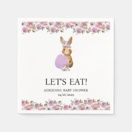 Easter Drinks Baby Shower Serviette