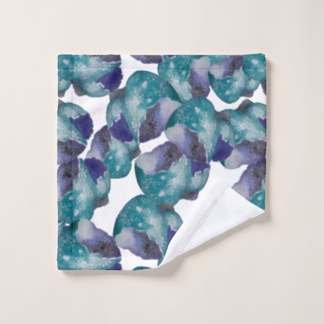 Easter Egg Chick Badhandtuch Set (Waschlappen)