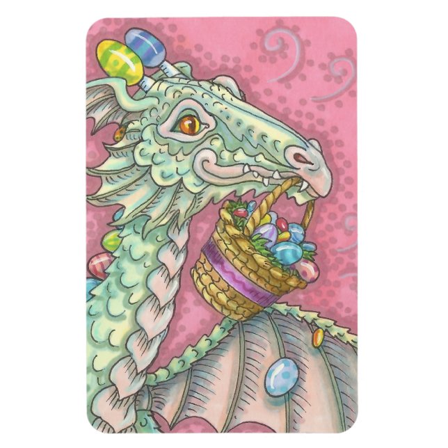 EASTER EGG DRAGON Fantasy Spring MAGNET Groß (Vertikal)