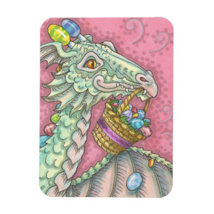 EASTER EGG DRAGON Fantasy Spring MAGNET Rectangle