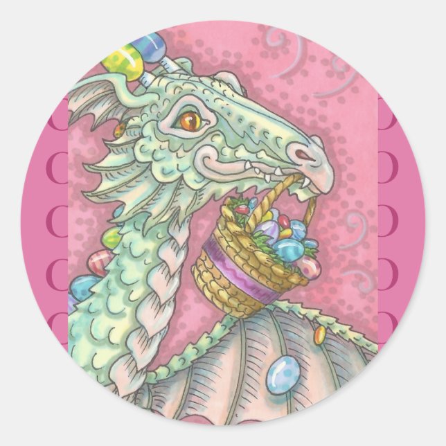 EASTER EGG DRAGON FANTASY STICKER (Vorderseite)