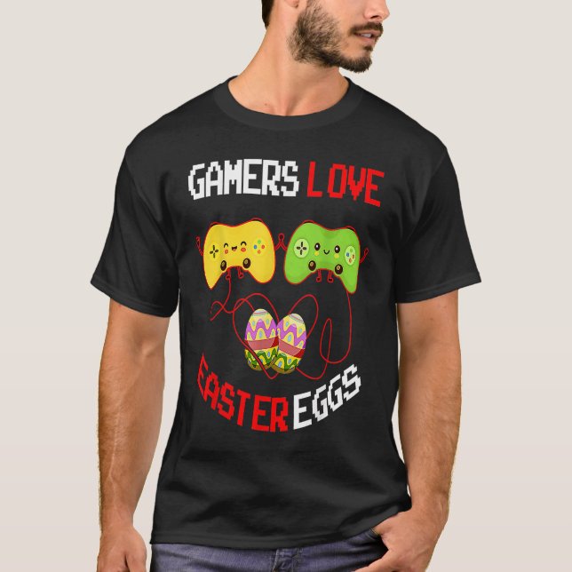 Easter Egg  for Women Gamers Love T-Shirt (Vorderseite)