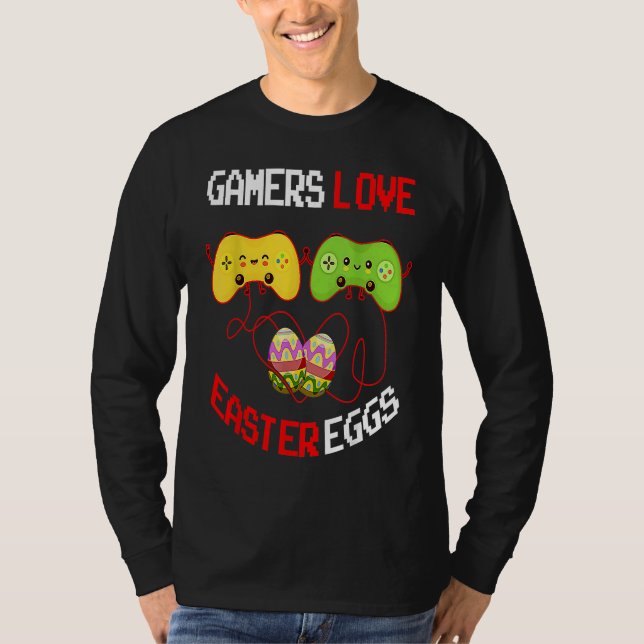 Easter Egg  for Women Gamers Love T-Shirt (Vorderseite)