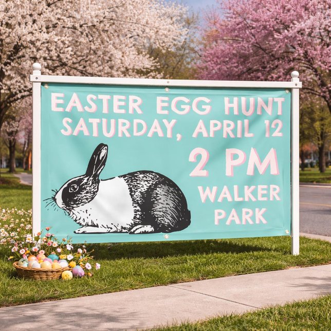 Easter Egg Hunt Banner - Easter Bunny (Von Creator hochgeladen)