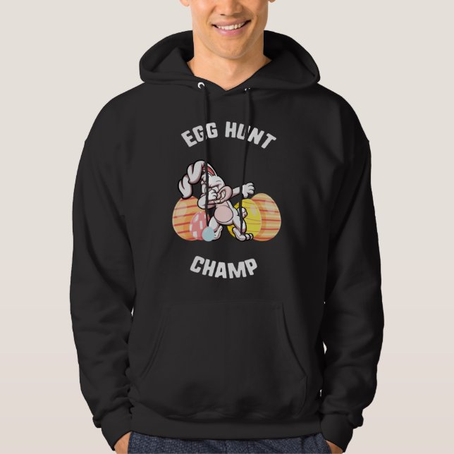 Easter Egg Hunt Champ Dabbing Bunny Candy kids  Sp Hoodie (Vorderseite)