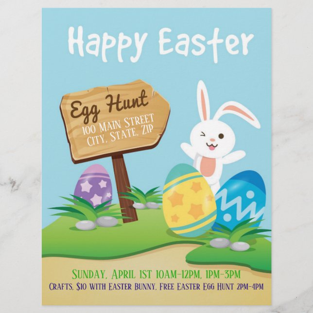Easter Egg Hunt Event Flyer (Vorne)